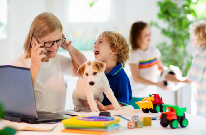 Working from home with kids