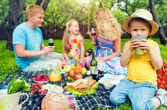 Family having a Picnic