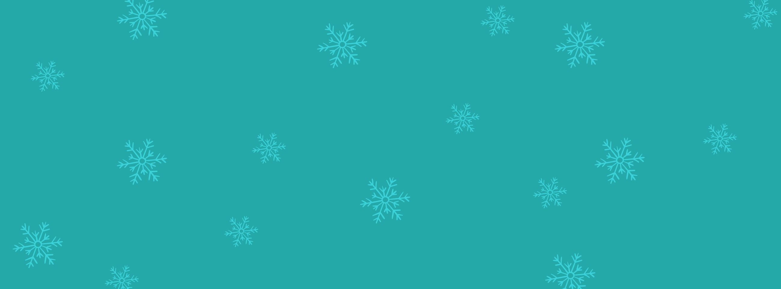 Blue background with blue snowflakes 